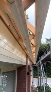 Afbouw plaatsen Rockpanel platen (boeidelen)