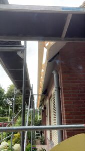 Afbouw plaatsen Rockpanel platen (boeidelen)